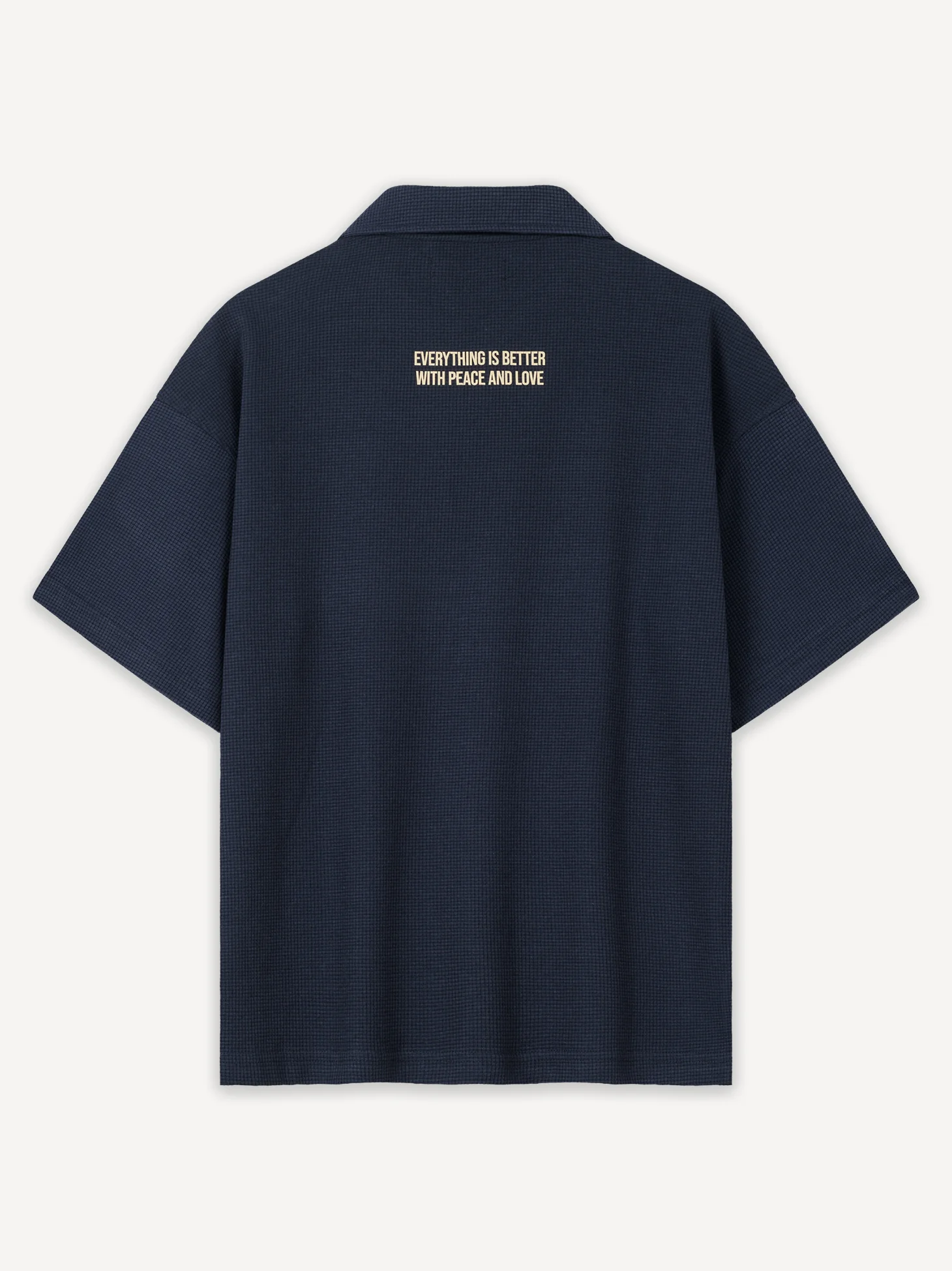 Peace Waffle Polo Shirt - Image 2