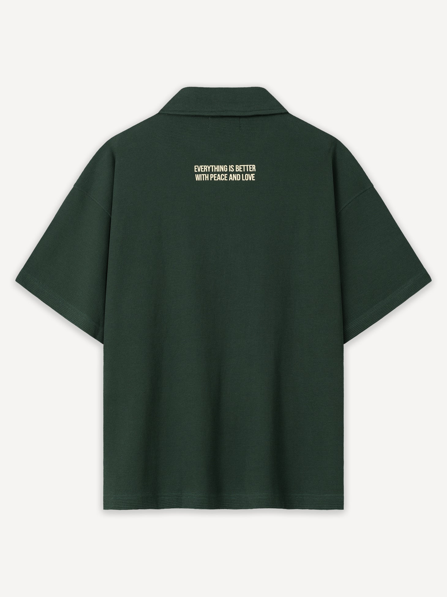 Peace Waffle Polo Shirt - Image 7