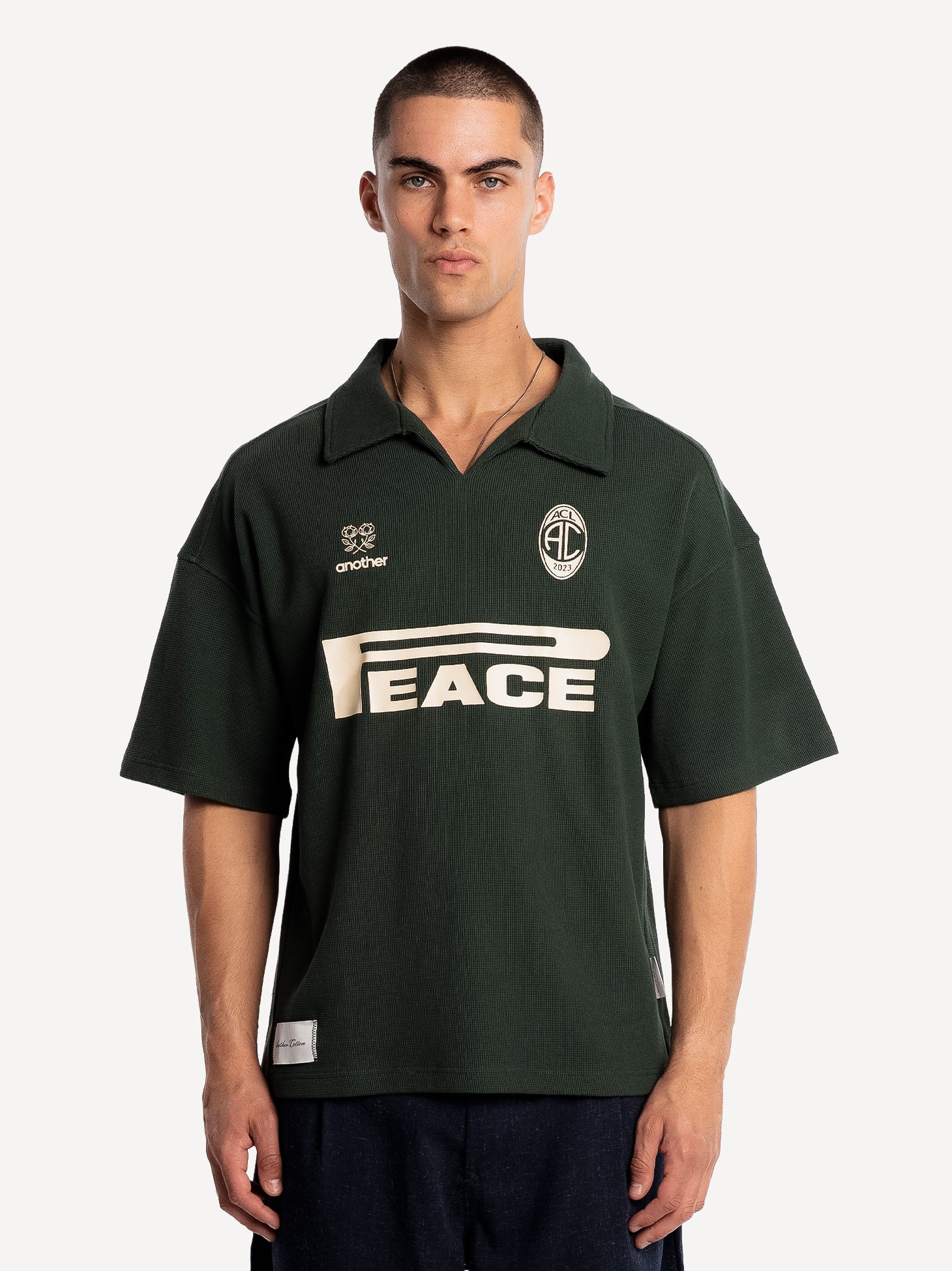 Peace Waffle Polo Shirt - Image 8