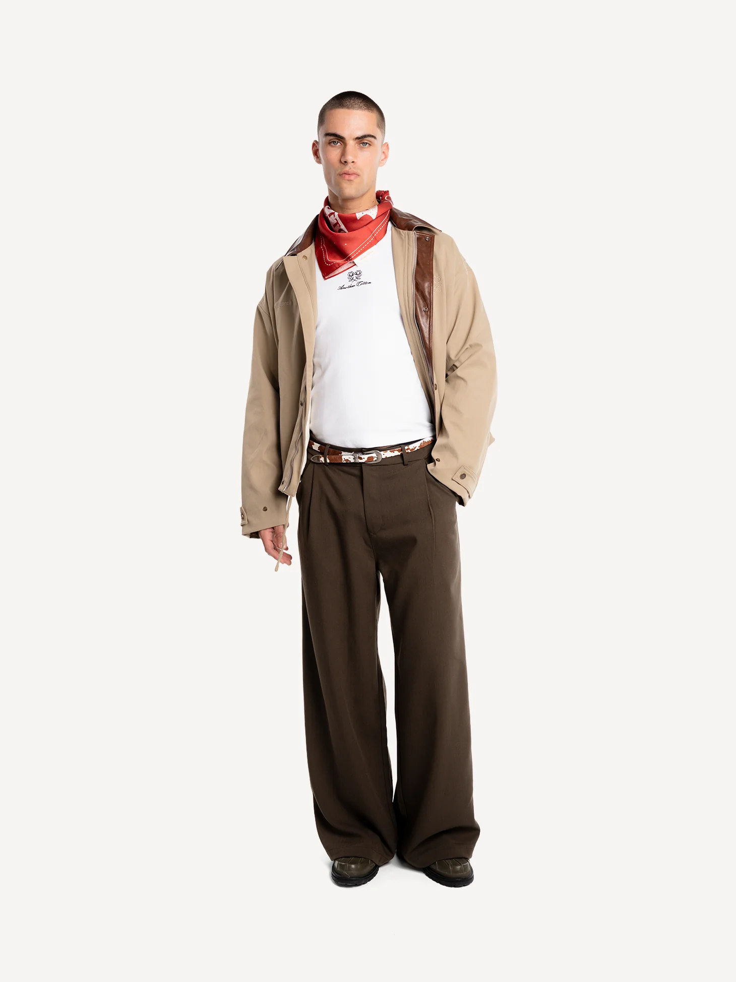 Pleated Loose Fit Pants