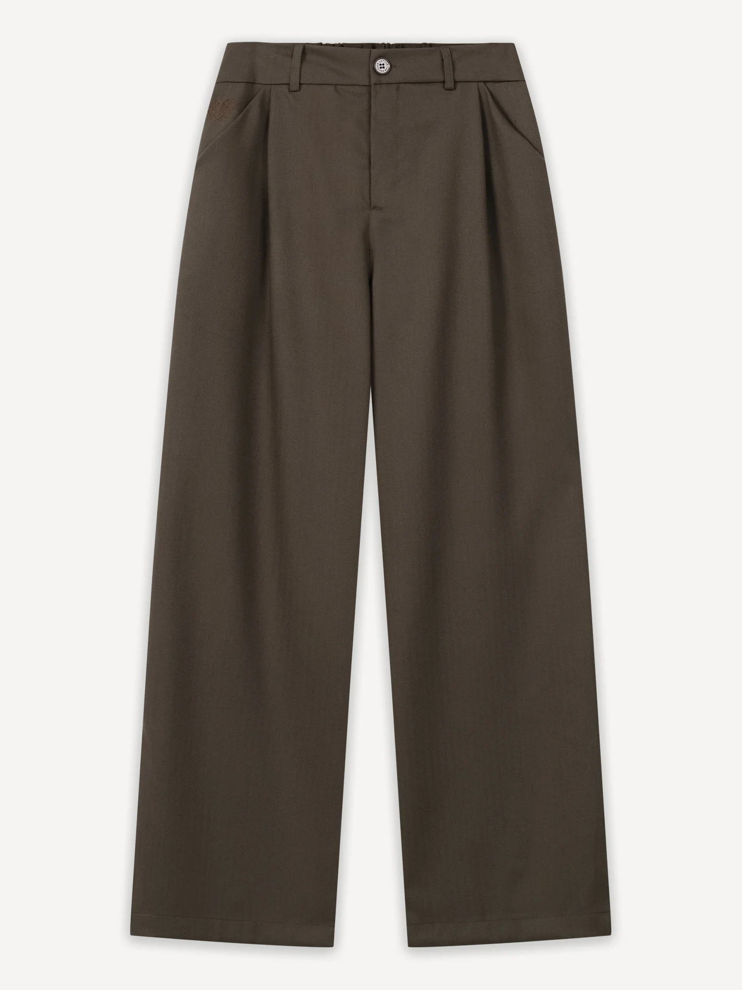Pleated Loose Fit Pants - Image 2