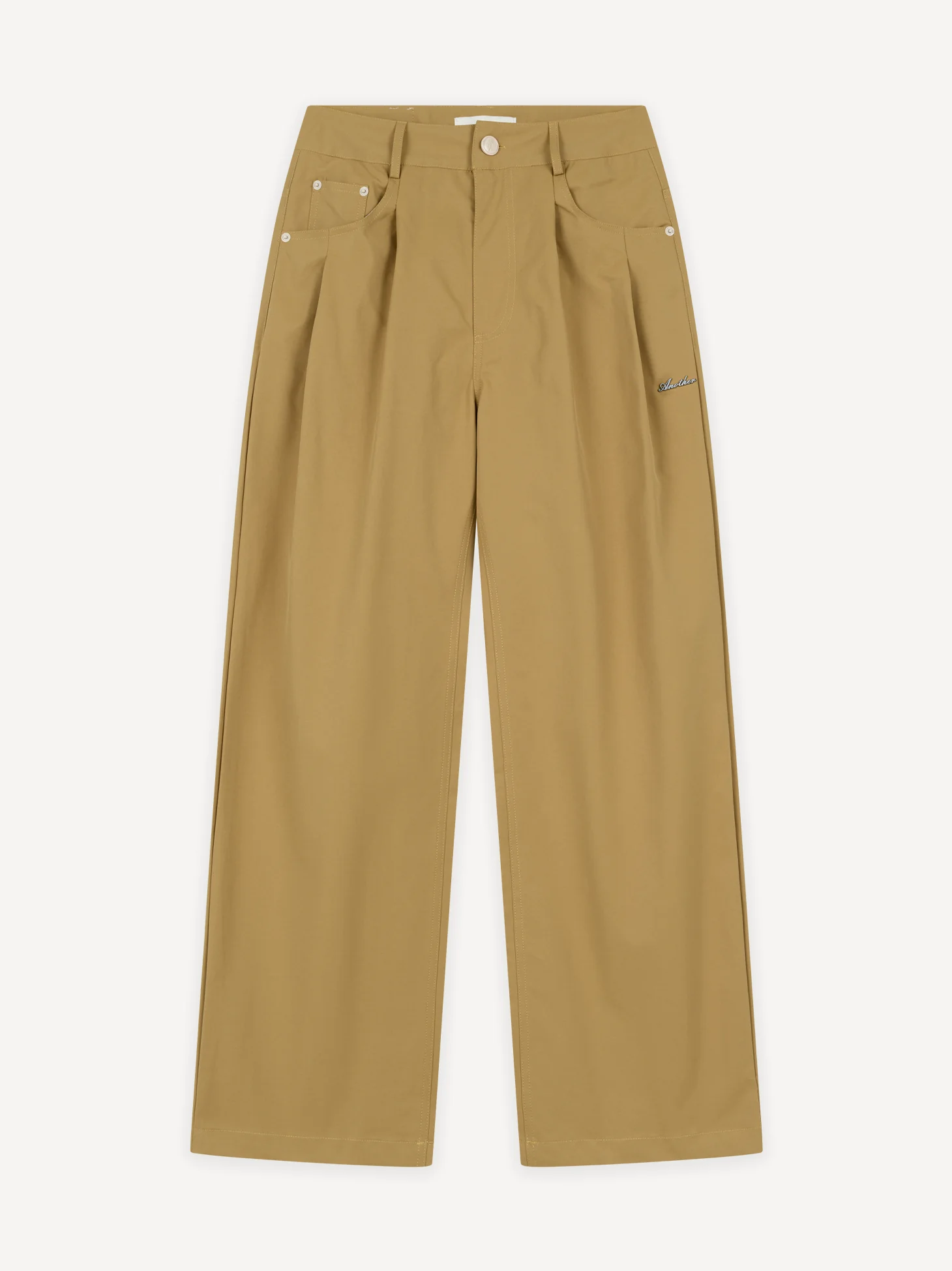 Straight Pleated Workwear Pants - Image 9