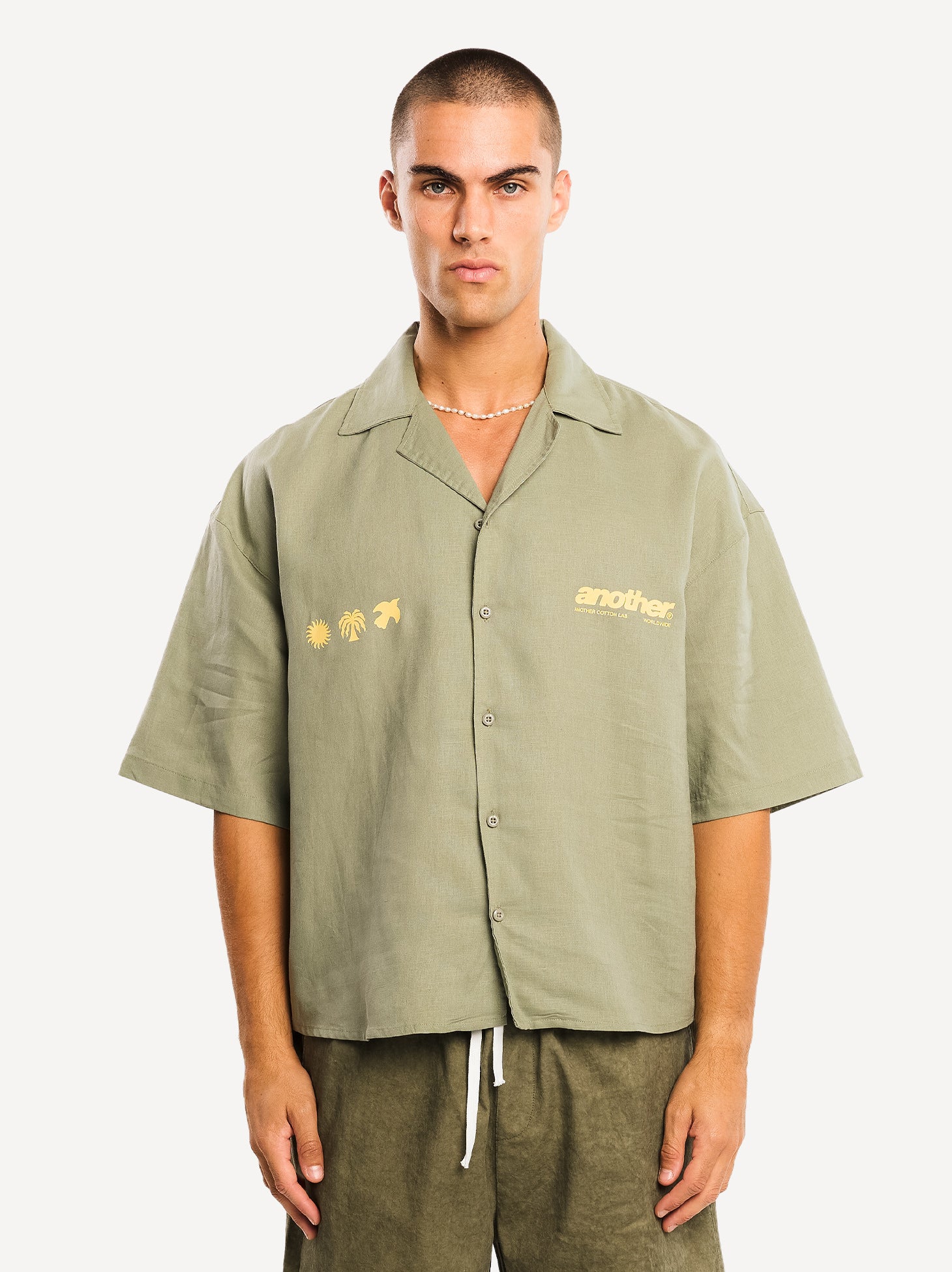 Rave & Athletic Dept. Linen Bowling Shirt - Image 11