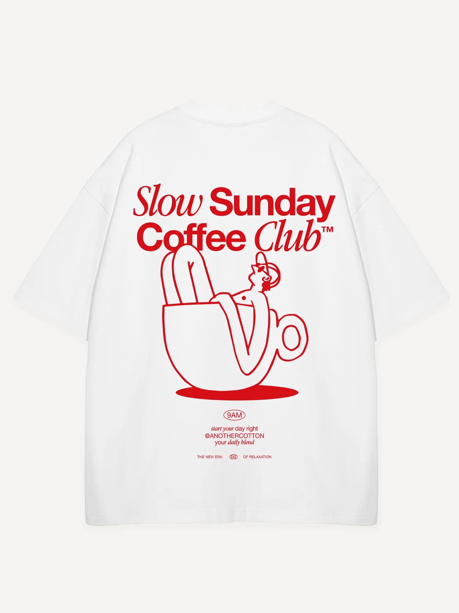 Slow Sunday Coffee Club T-Shirt - Image 10