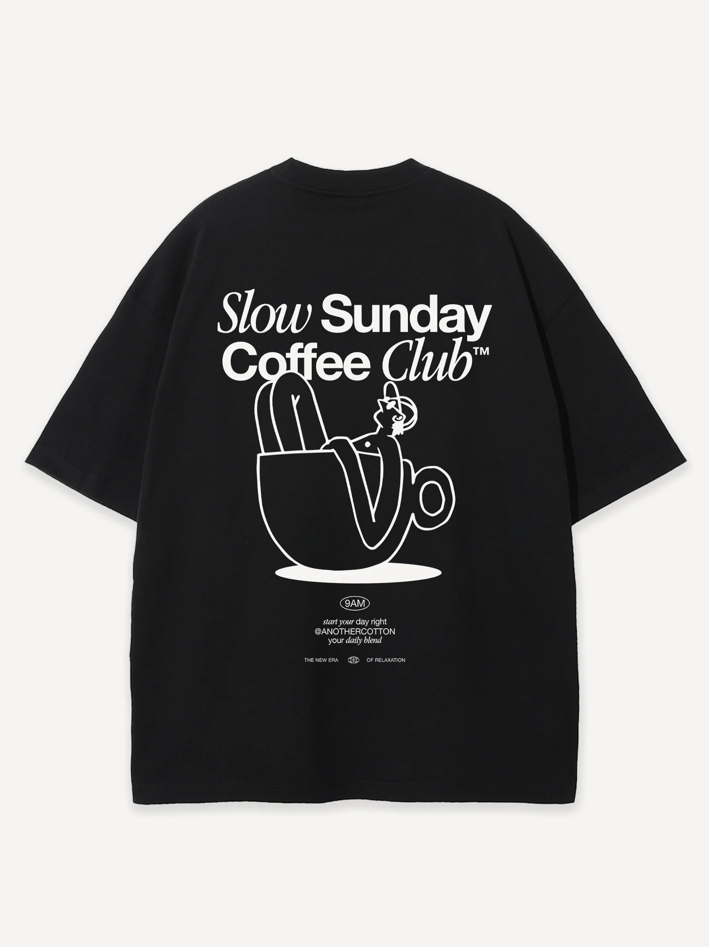 Slow Sunday Coffee Club T-Shirt - Image 12
