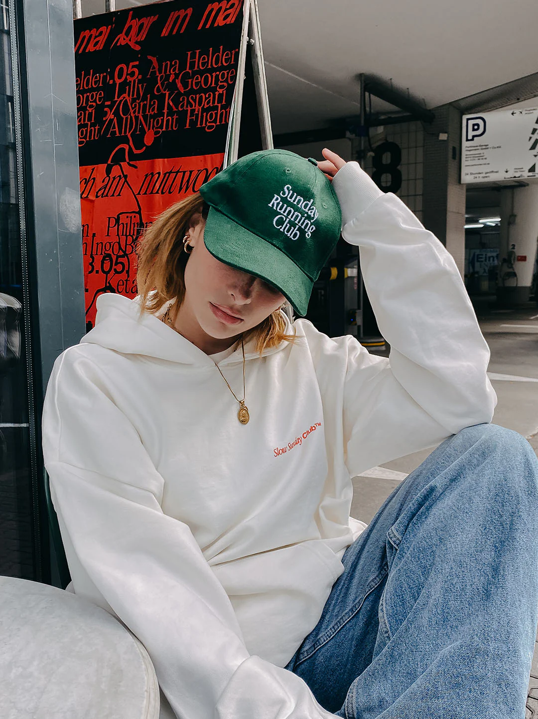 Slow Sunday Coffee Club Oversized Hoodie - Image 9