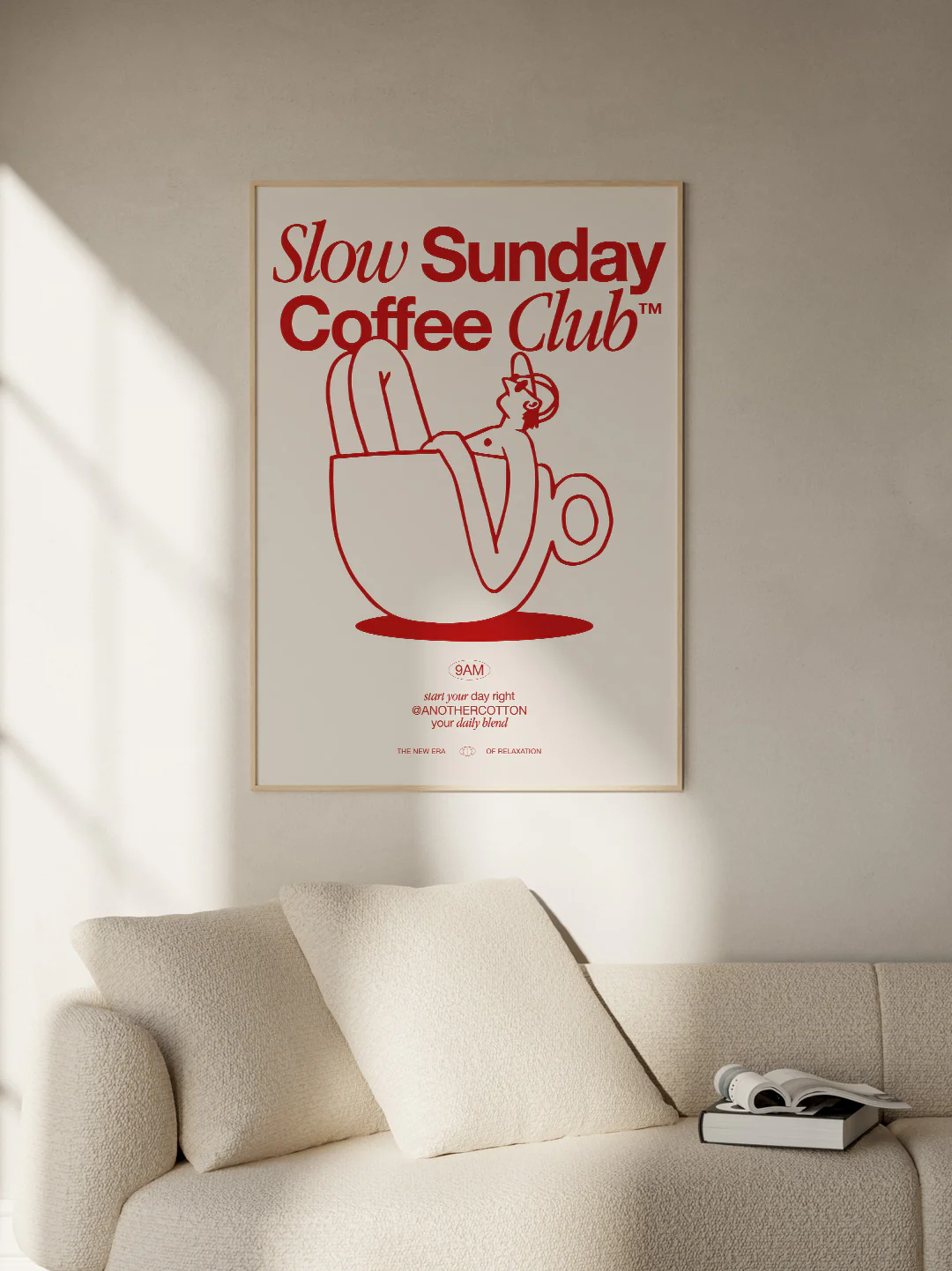 Slow Sunday Coffee Club Poster - Image 2