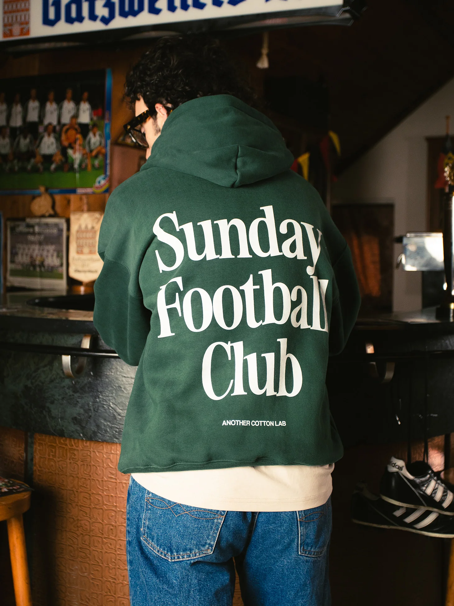 Sunday Football Club Oversized Hoodie - Image 3