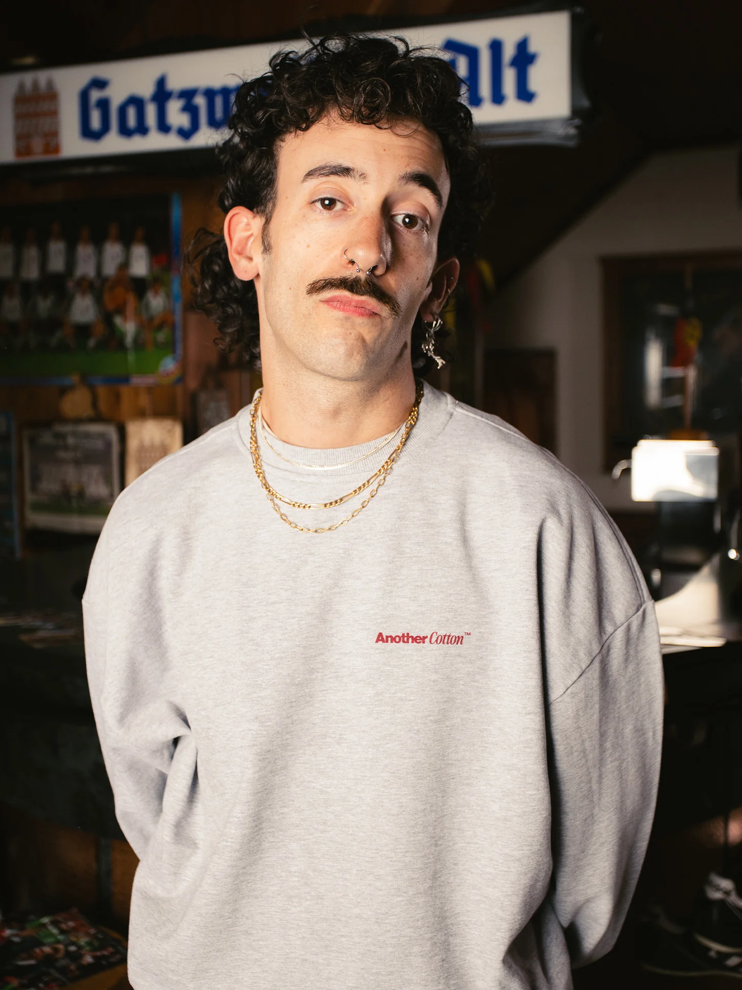 Sunday Football Social Club Oversize Sweatshirt - Image 4