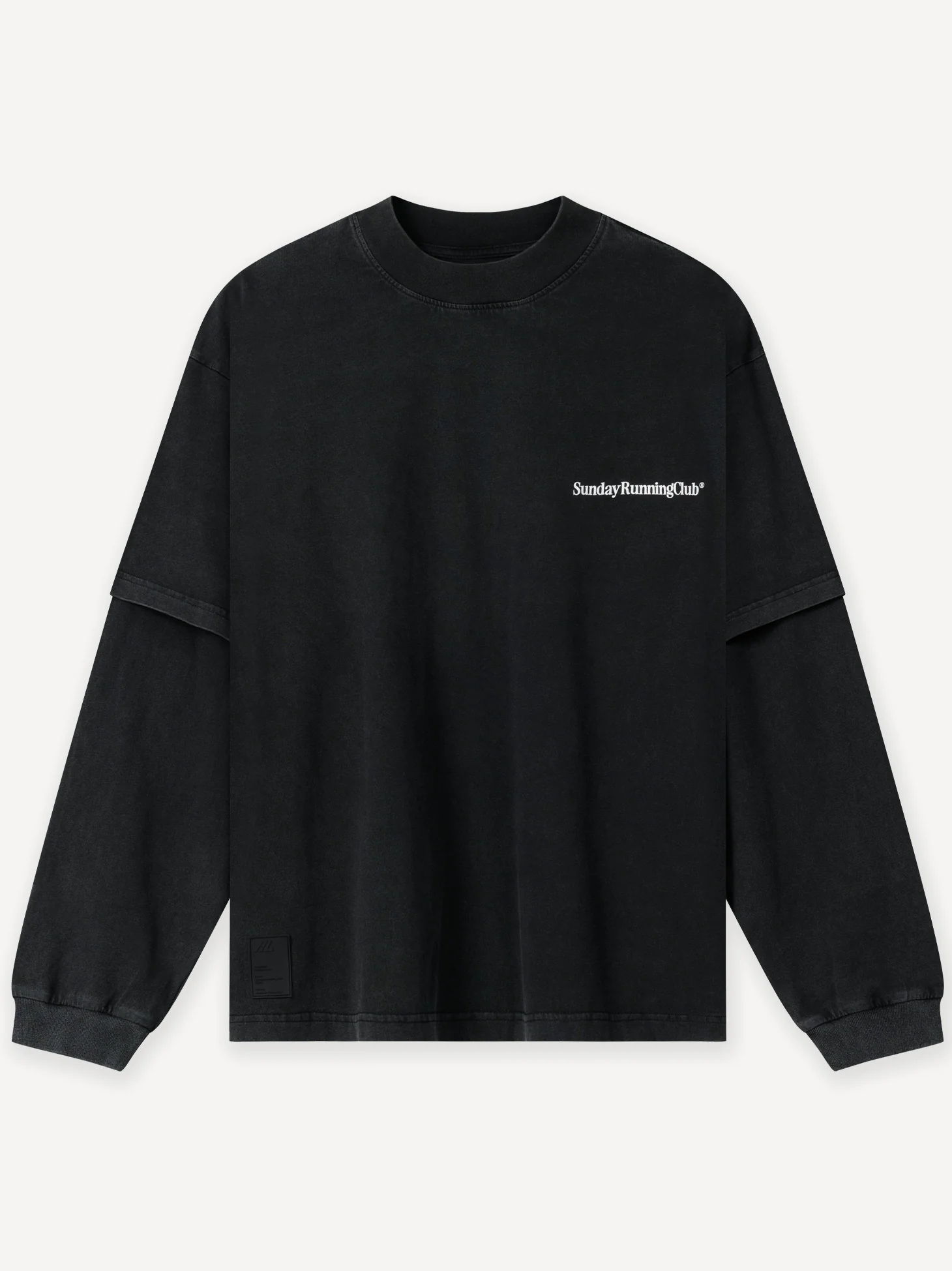 Sunday Running Club Washed Double Layer Longsleeve - Image 2
