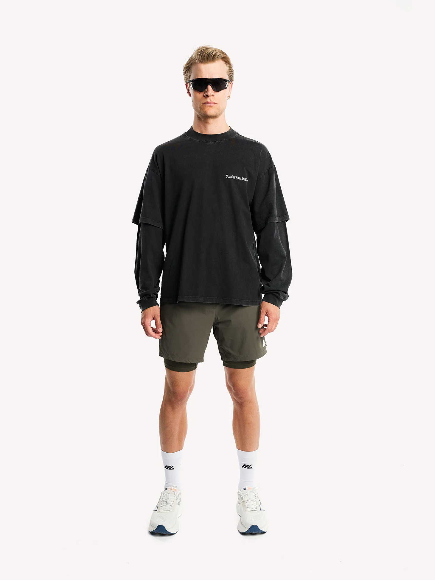 Sunday Running Club Washed Double Layer Longsleeve - Image 4