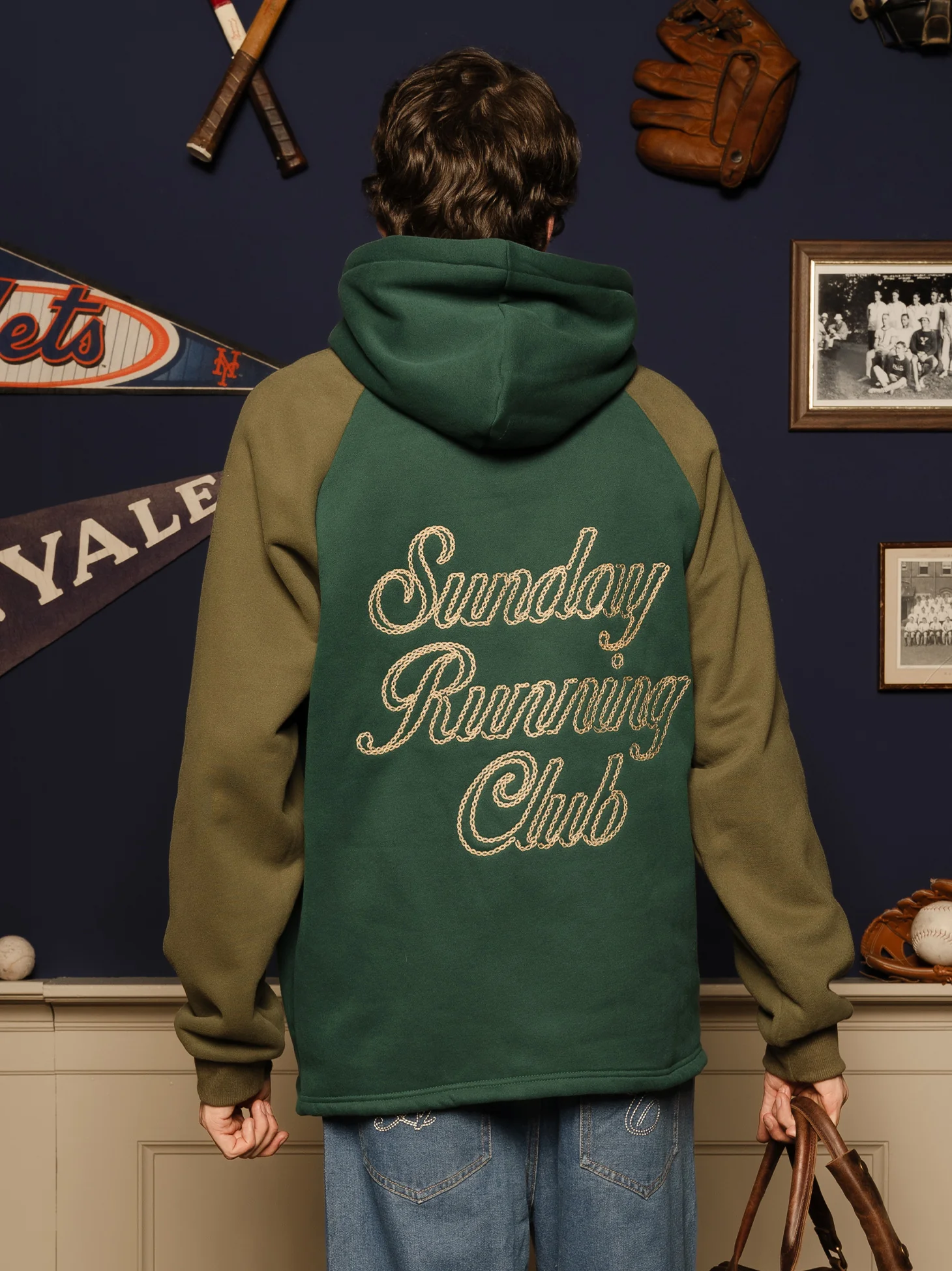 Sunday Running Club Raglan Hoodie - Image 13