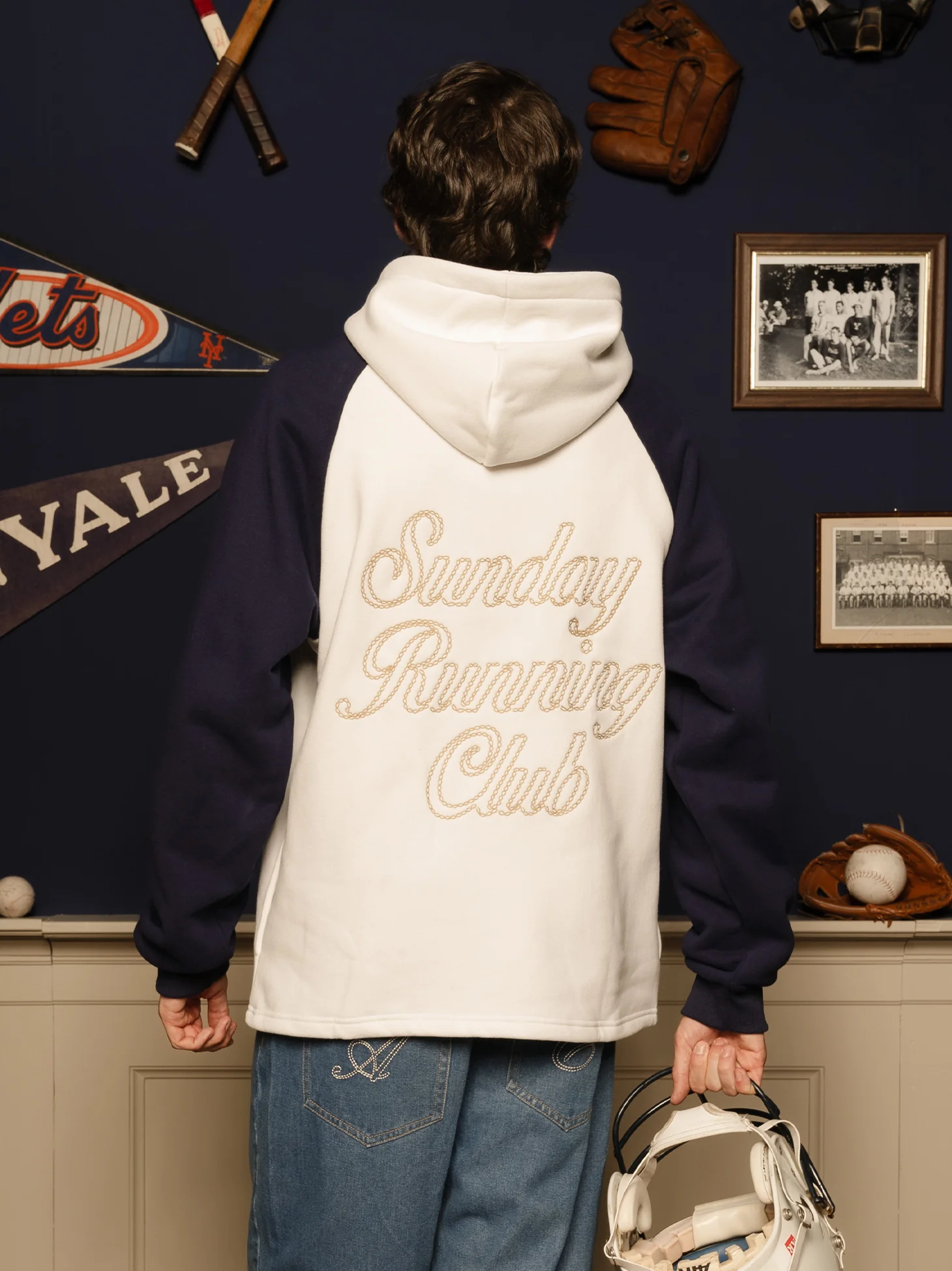 Sunday Running Club Raglan Hoodie - Image 5