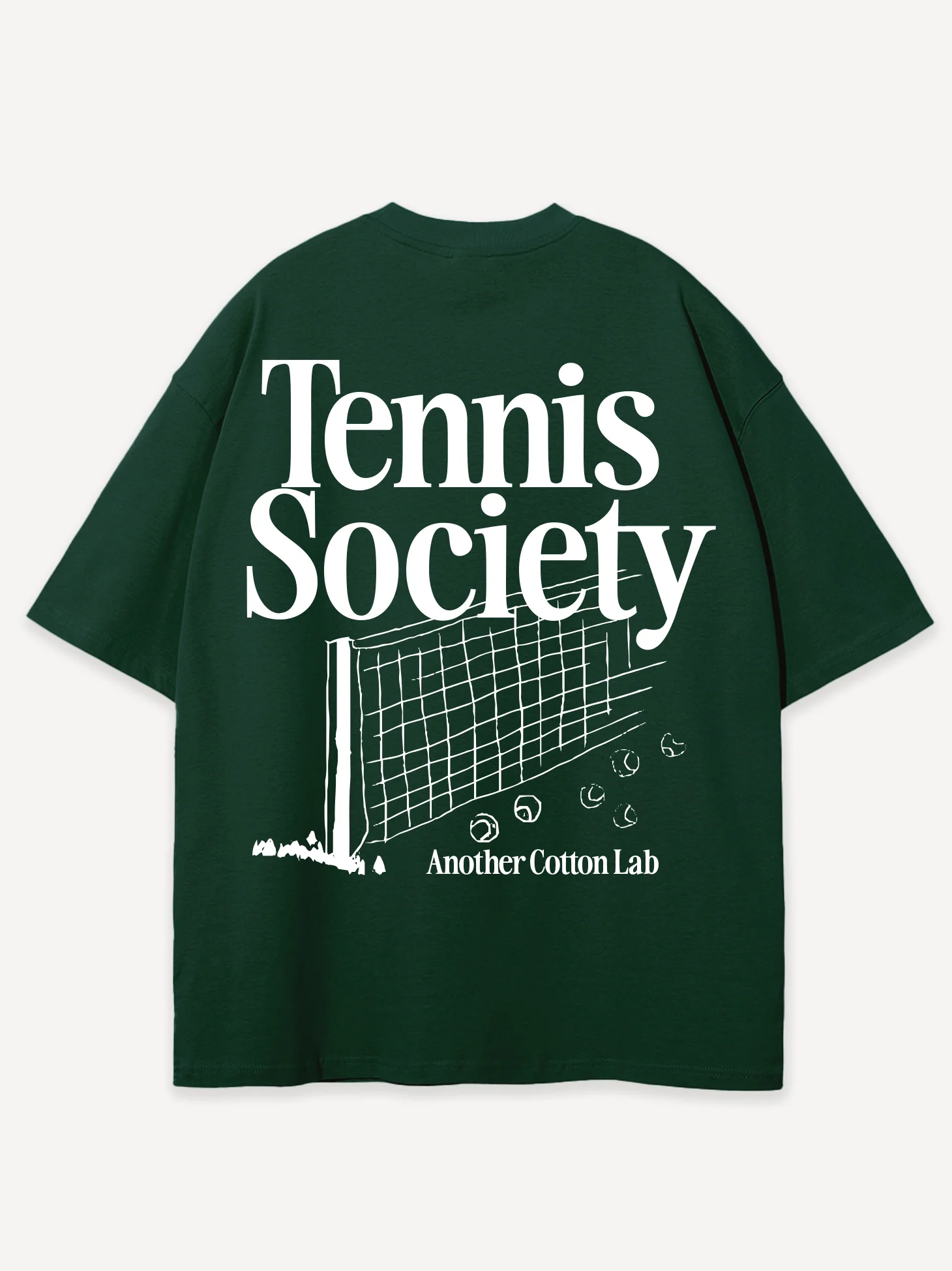 Tennis Society Oversized T-Shirt - Image 2