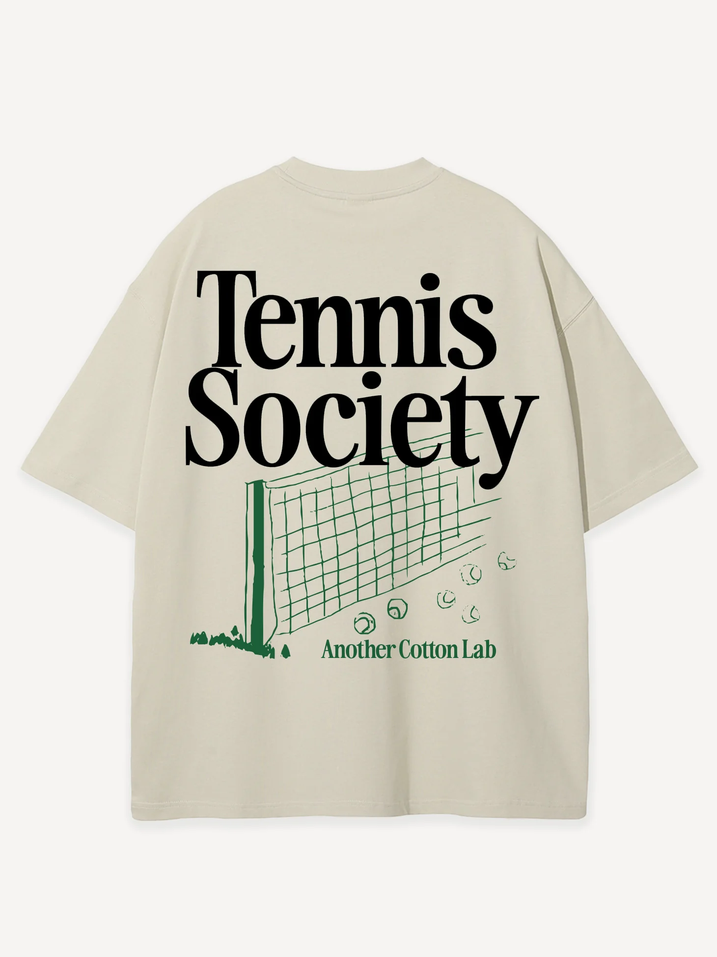 Tennis Society Oversized T-Shirt - Image 4