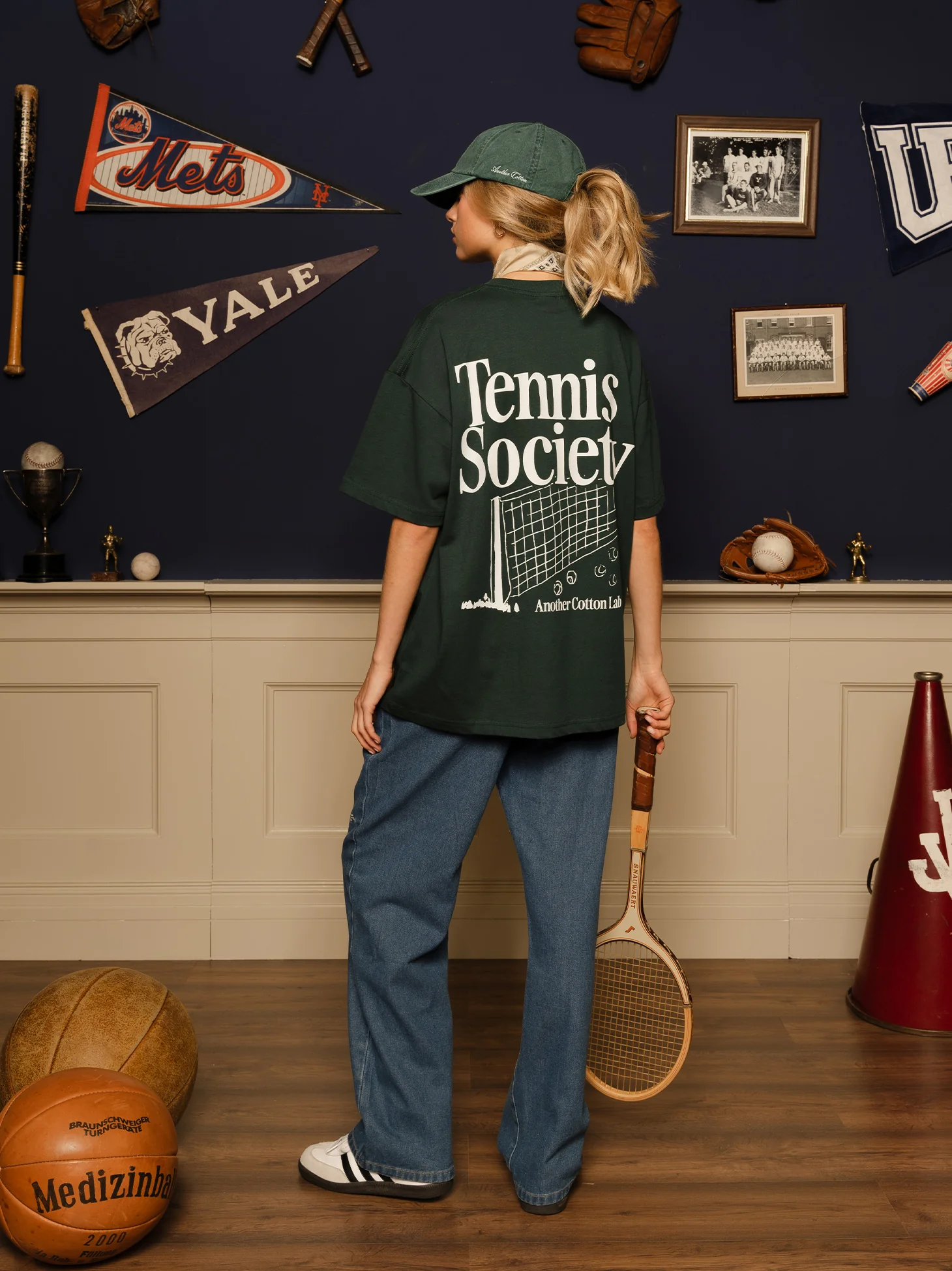 Tennis Society Oversized T-Shirt - Image 9