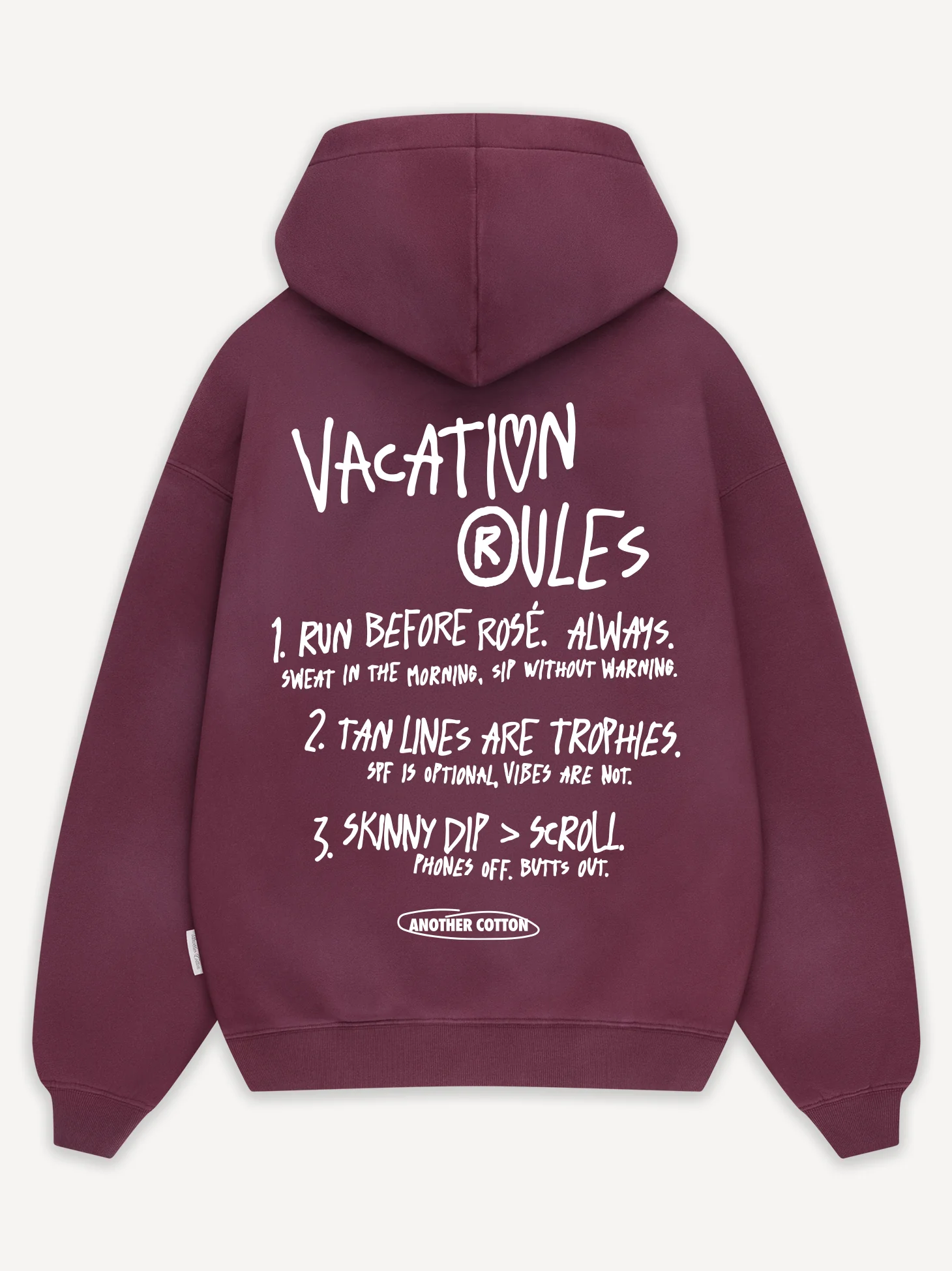 Vacation Rules Washed Hoodie - Image 3