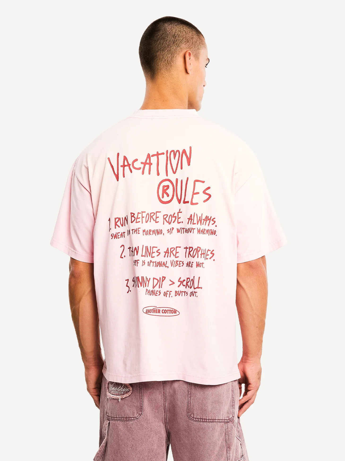 Vacation Rules Washed T-Shirt - Image 3