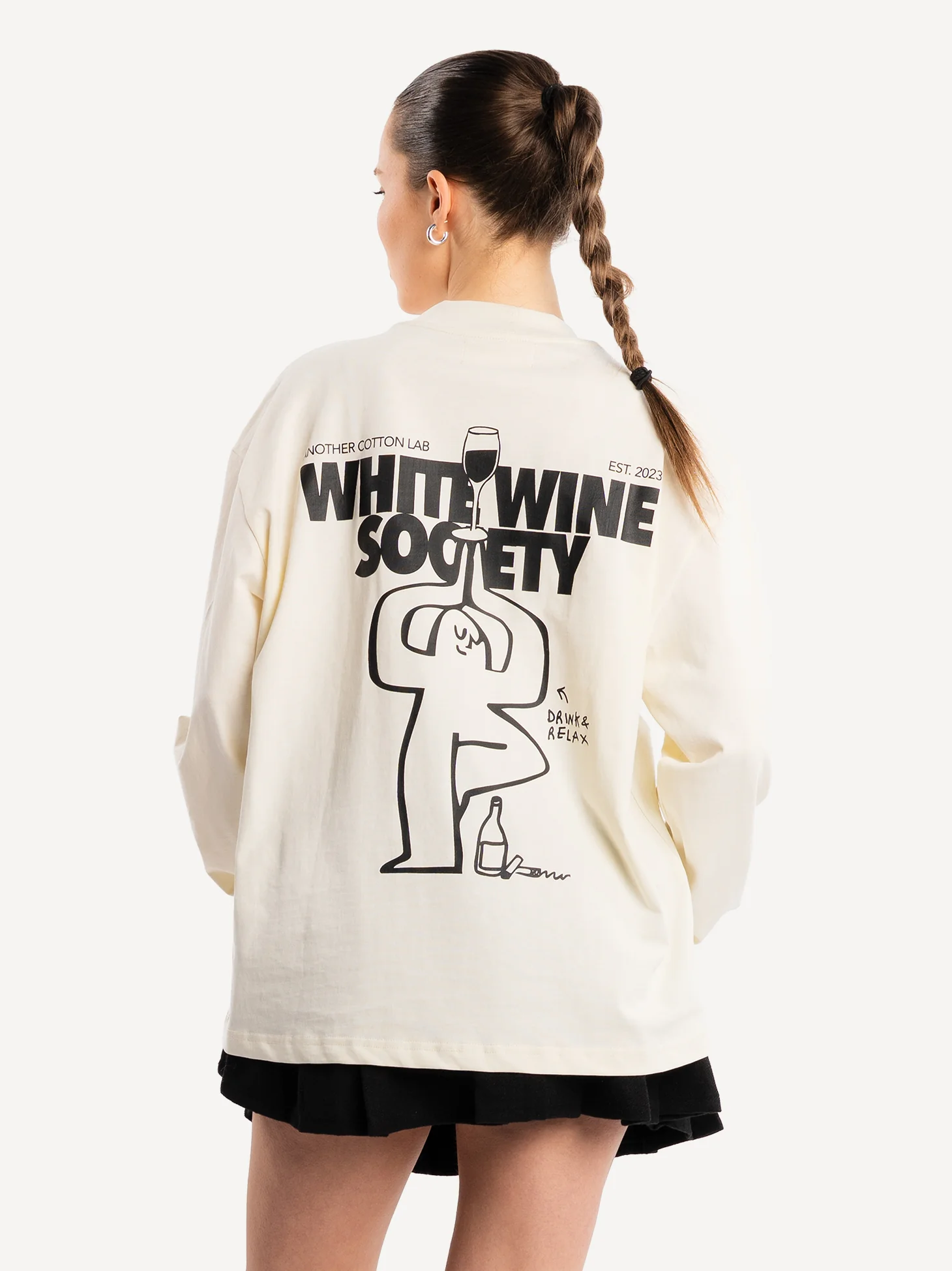 White Wine Society Boxy Longsleeve - Image 3