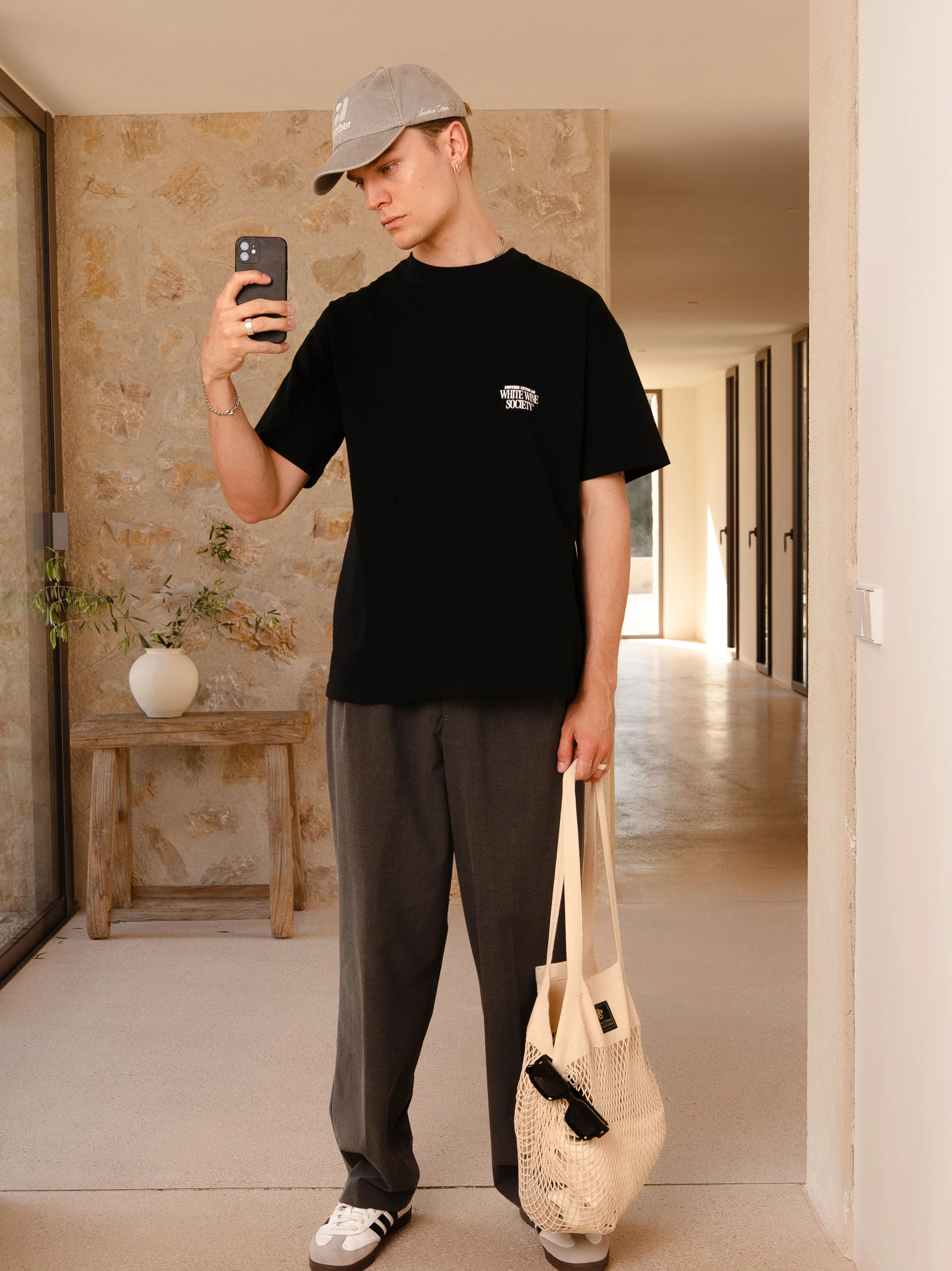 White Wine Society Oversized T-Shirt - Image 4