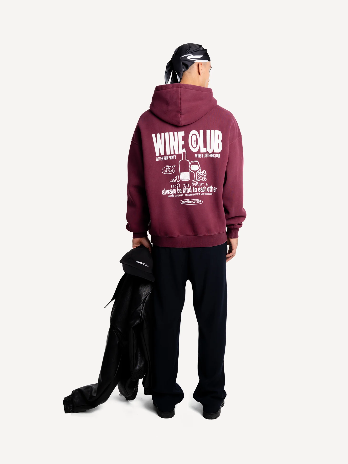 Wine Club Washed Hoodie - Image 3