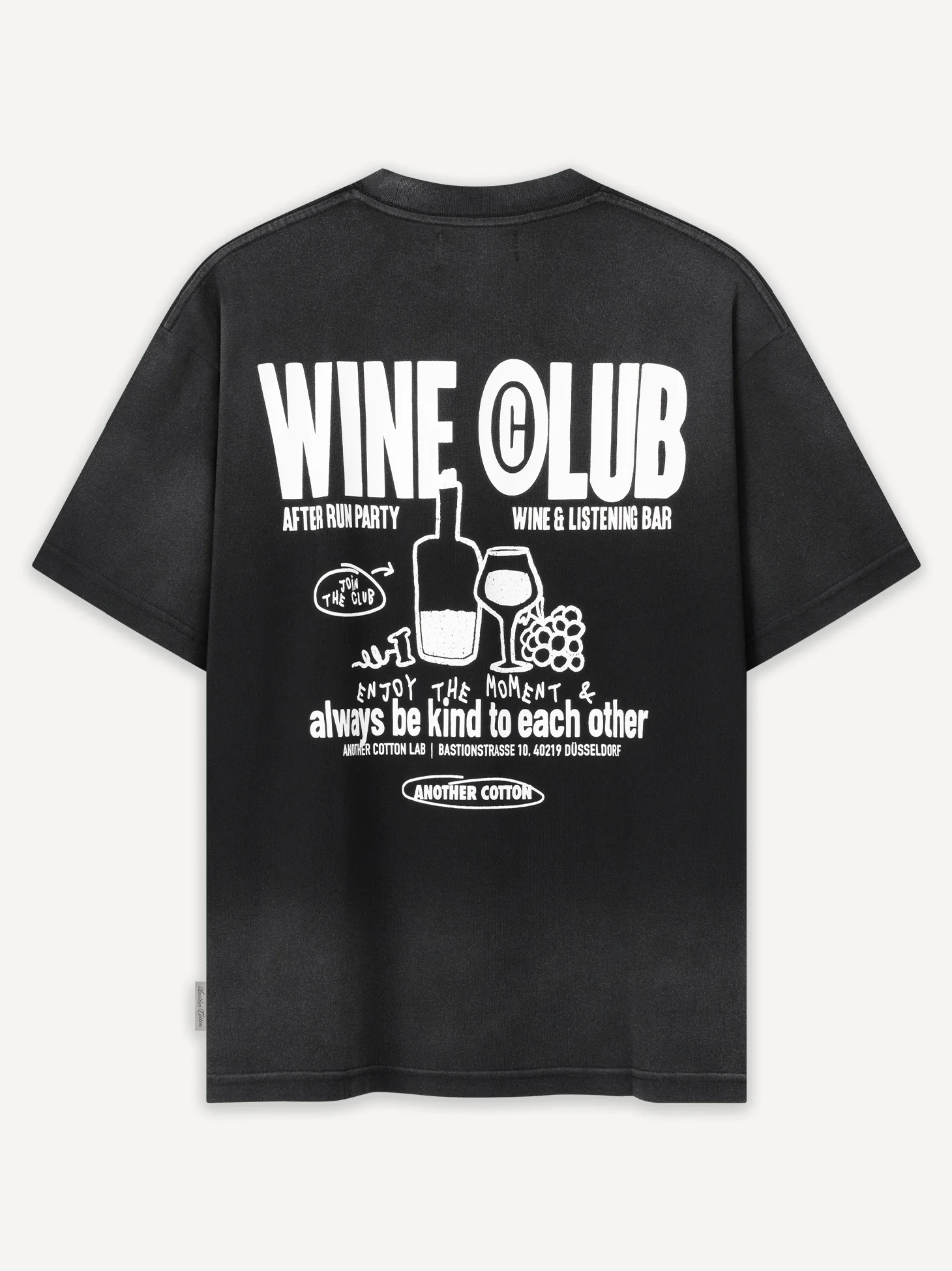 Wine Club Washed T-Shirt - Image 2