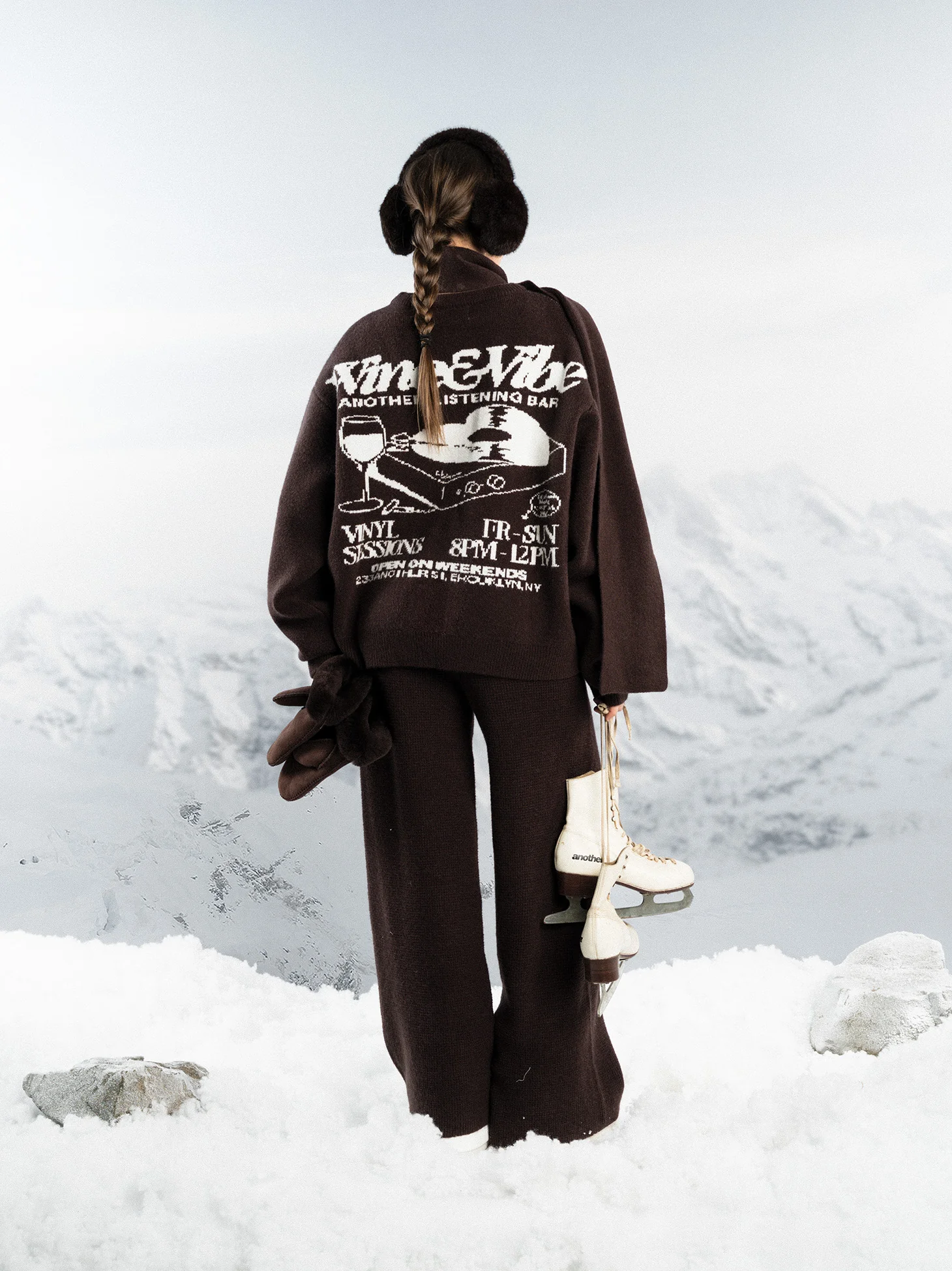 Wine & Vibe Knit Sweater Women - Image 5