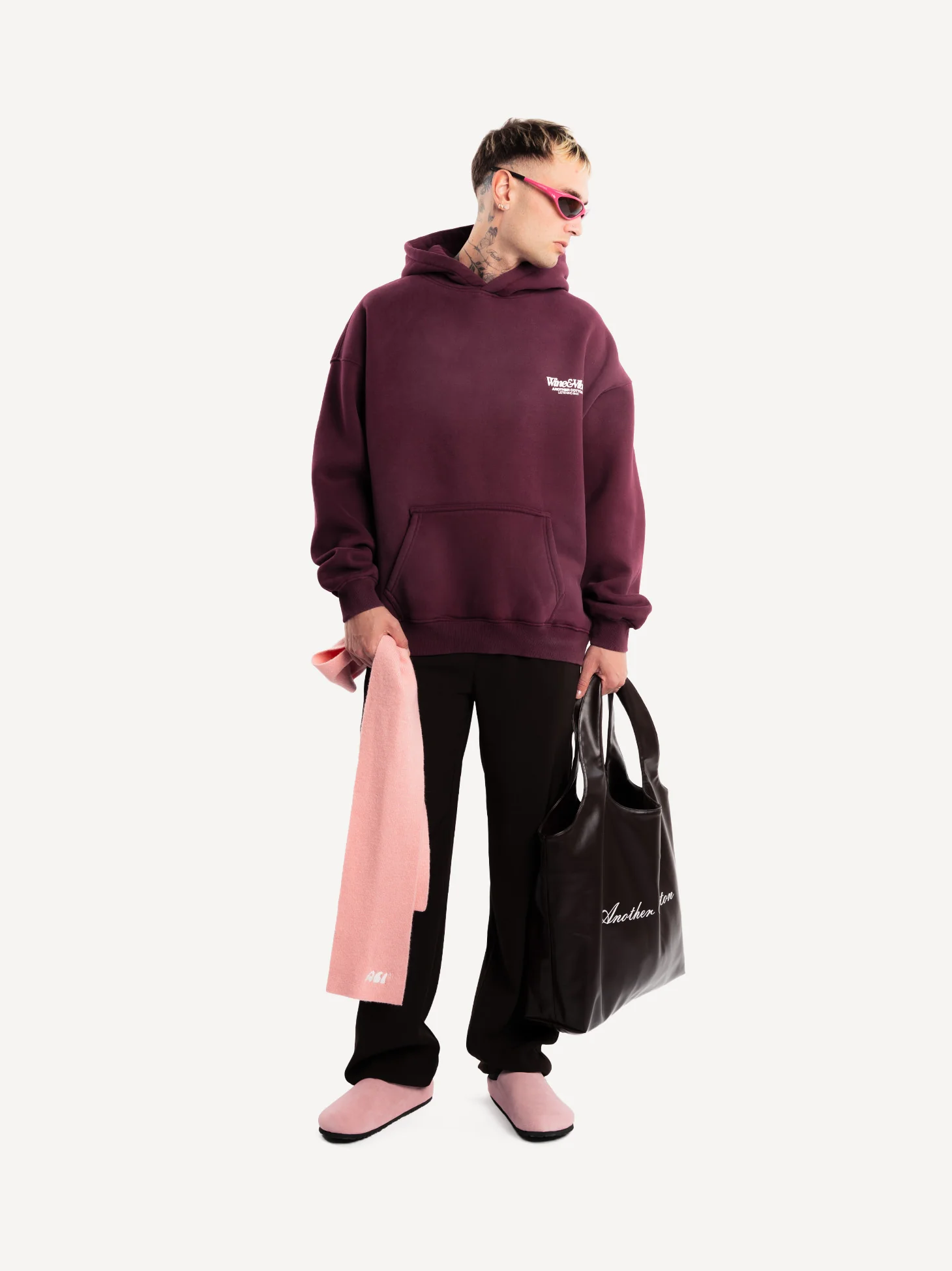 Wine & Vibe Washed Hoodie - Image 5