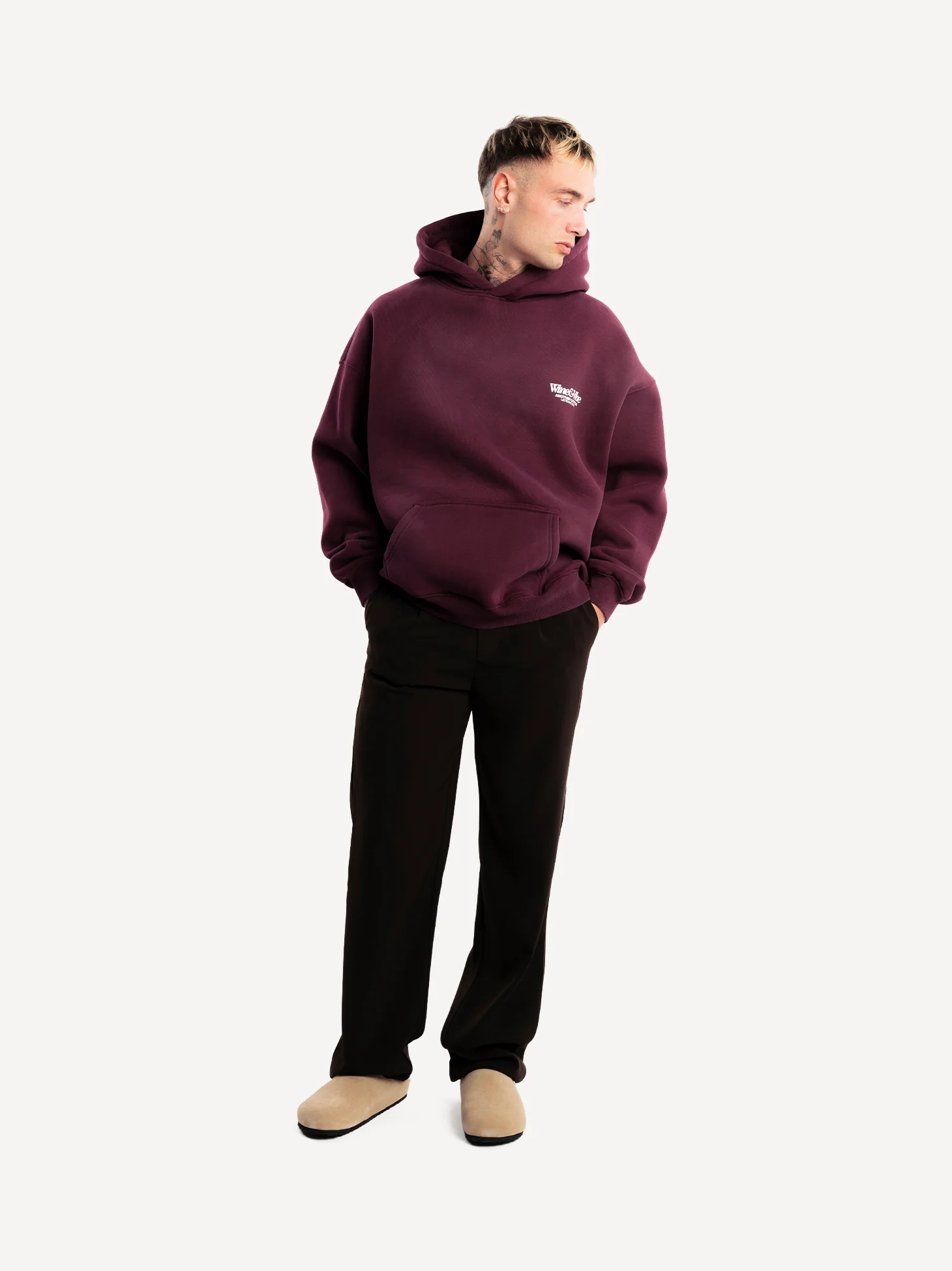 Wine & Vibe Washed Hoodie - Image 6
