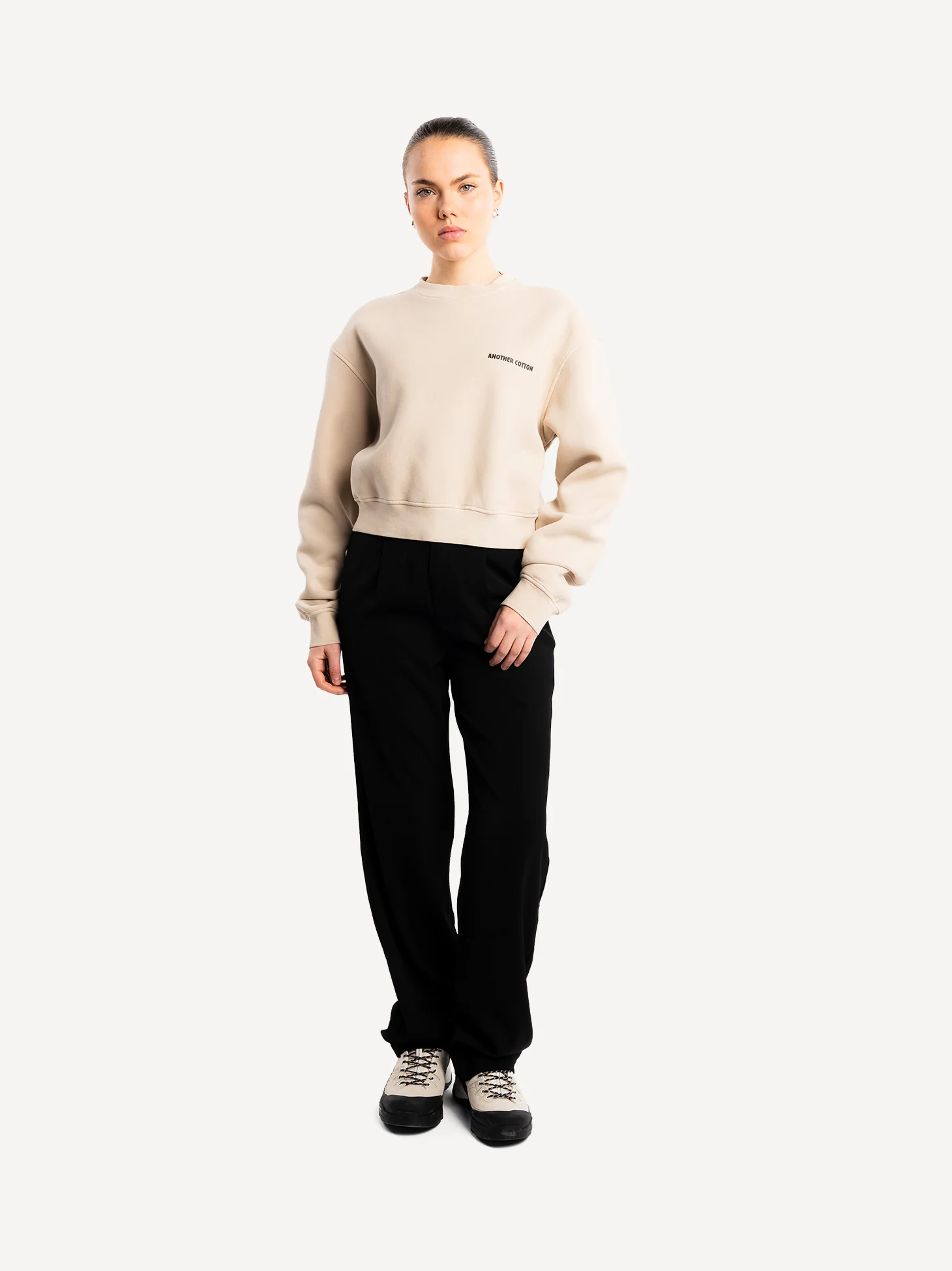 Yoga & Tequila Cropped Sweatshirt - Image 4